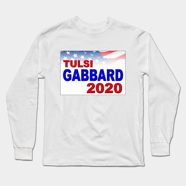 Tulsi Gabbard for President in 2020 Long Sleeve T-Shirt by Naves